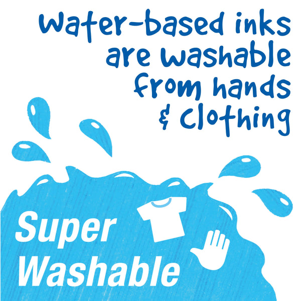 FC: Little Creatives 6 Extra Jumbo Ultra Washable Markers - Ages 3+