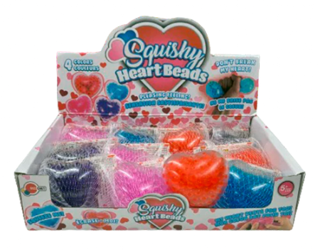 Squishy Beads Heart Ball - Ages 3+