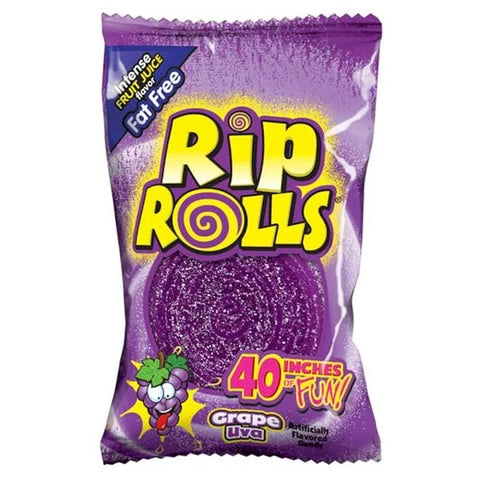 Rip Rolls Grape Candy