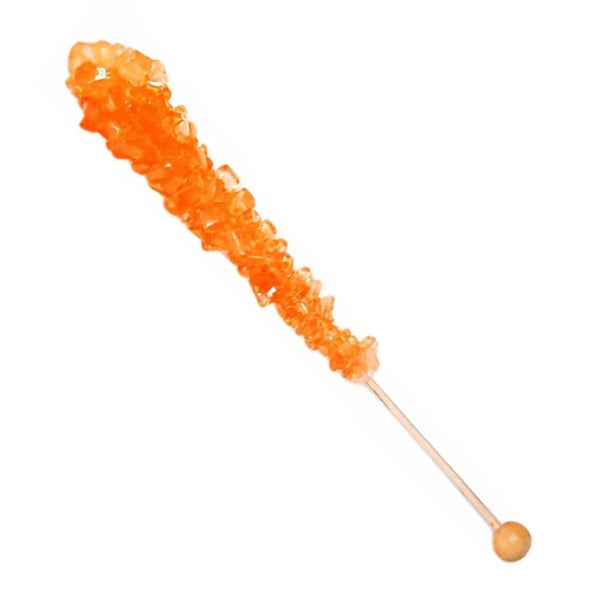 Candy: Rock Candy on a Stick Orange - Orange Flavour - Ages 3+