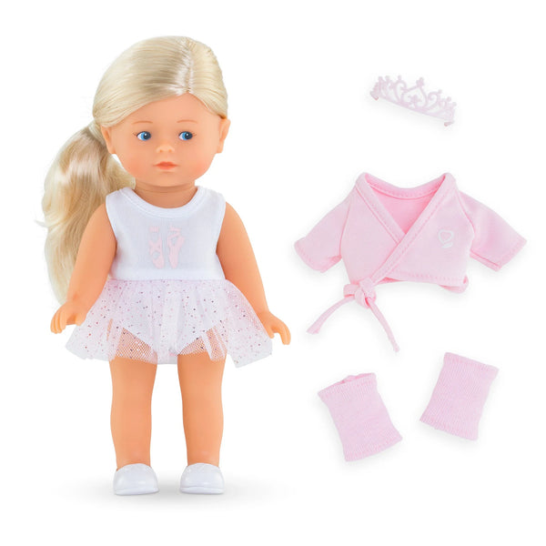 Corolle: Mini Corolline Rosy Ballerina Set 8" Doll -  Ages 3+