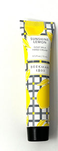 Sunshine Lemon Goat Milk Hand Cream: 0.5 Fl. oz.