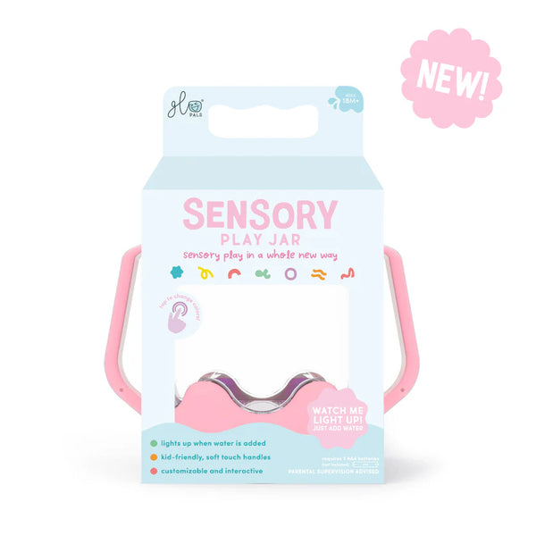 Glo Pals: Sensory Light-up Play Jar Bubblegum - Ages 18mths+