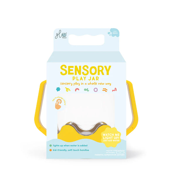 Glo Pals: Sensory Light-up Play Jar Honey Bee - Ages 18mths+