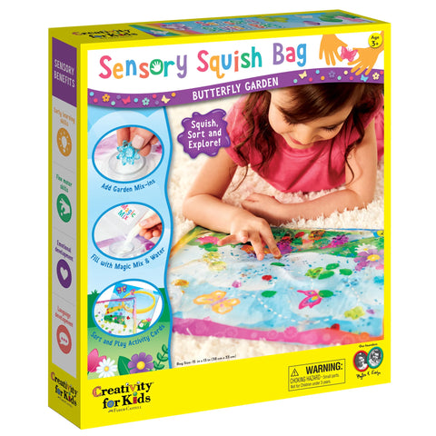 Creativity for Kids: Sensory Squish Bag - Butterfly Garden - Ages 3+