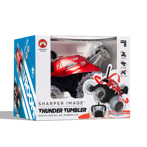 Sharper Image R/C Monster Spinning Car Metallic Red - Ages 6+