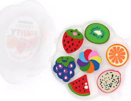 Eraser Set: Fresh & Fruity Berry Scented - Ages 6+