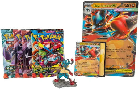 Pokémon TCG: Mega Lucario ex Figure Collection - Ages 6+