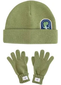 FlapJackKids: Toque & Gloves Set - Dino - 2-4 yrs