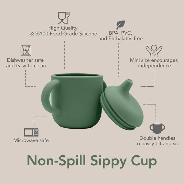 Noüka: Non-Spill Sippy Cup Deep Moon - Ages 6mths+