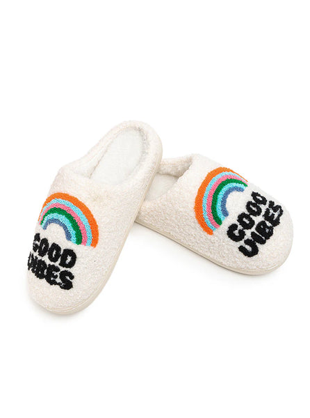 Slippers: Good Vibes - Multiple Sizes Available