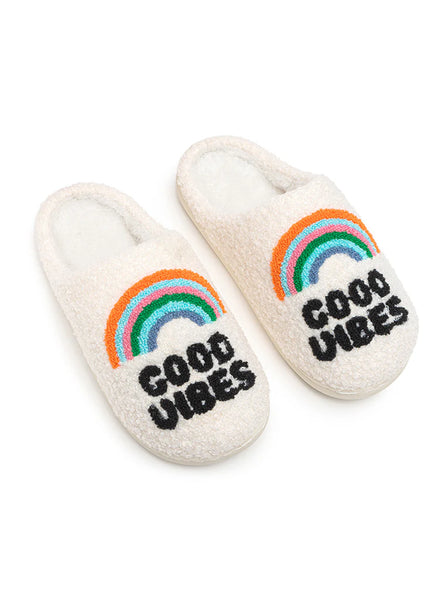 Slippers: Good Vibes - Multiple Sizes Available