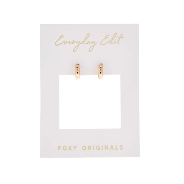 Earrings: Petit Hoops - Gold or Silver