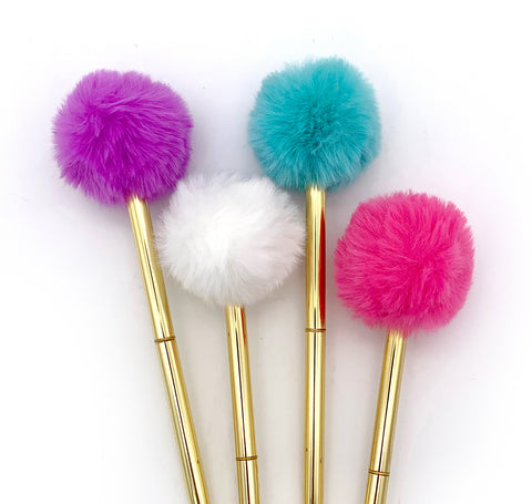 Pen: Fancy Pants Plushest Pom Pom Brights - Ages 6+