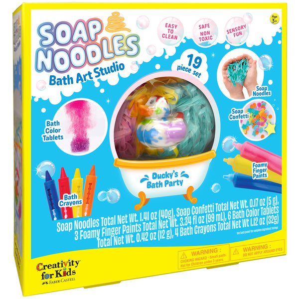 Creativity For Kids: Soap Noodles Bath Art Studio - Ages 3+