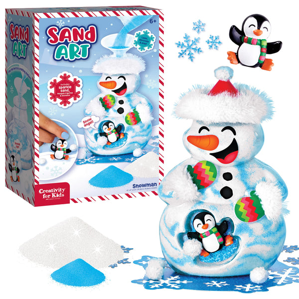 Creativity for Kids: Sand Art Snowman - Ages 6+