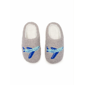 Kid's Slippers: Airplane - Multiple Sizes Available