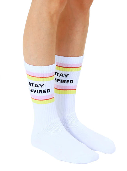 Classic Crew Socks: Inspired - One Size Fits Most