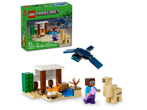 Lego: Minecraft Steve's Desert Expedition - Ages 6+