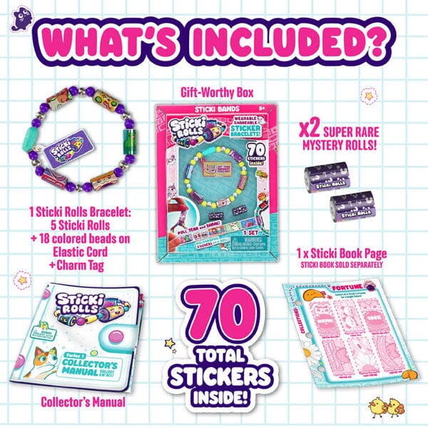 Sticki Rolls: Sticki Band Single Pack - Ages 5+