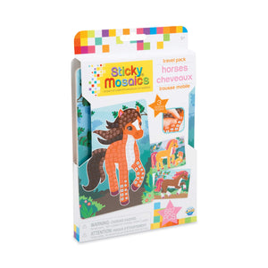 Sticky Mosaics: Travel Pack Horses - Ages 5+