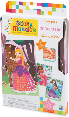 Sticky Mosaics: Travel Pack Princesses - Ages 5+