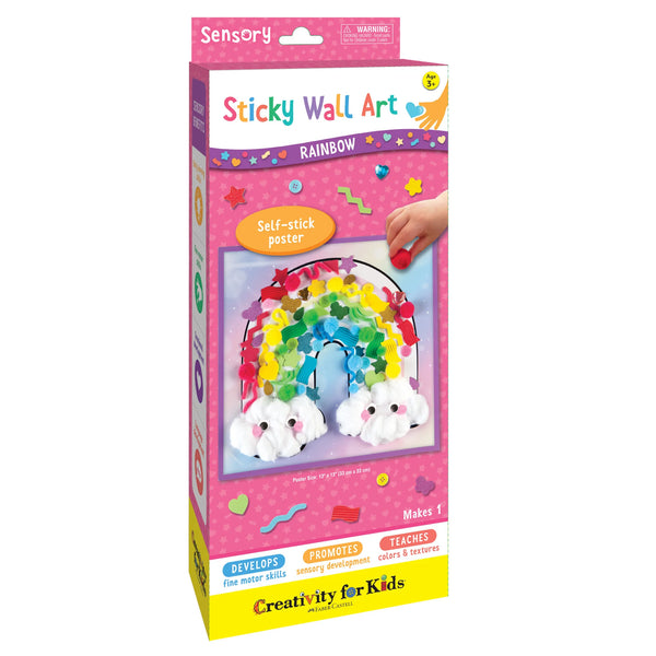 Creativity For Kids: Sticky Wall Art - Rainbow - Ages 3+