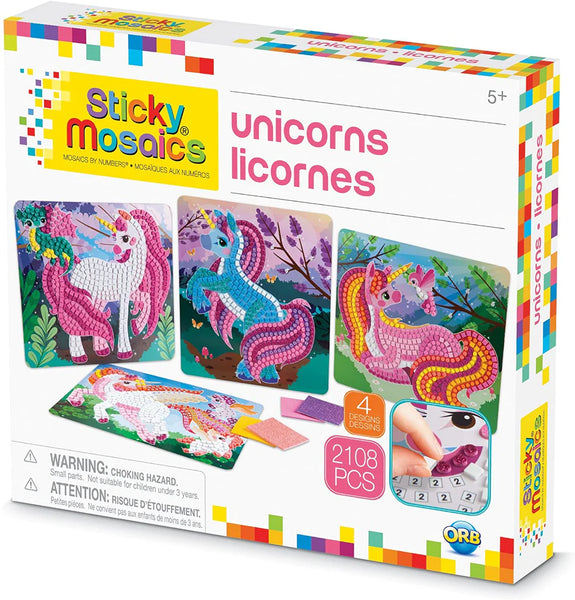 Sticky Mosaics: Unicorns - Ages 5+