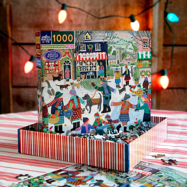 1000 Piece Puzzle: Christmas in The Square  - Ages 12+