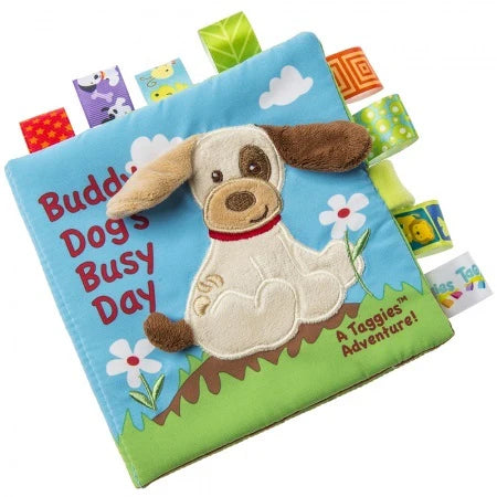 Taggies: Soft Book - Buddy Dog - Ages 3 mths +