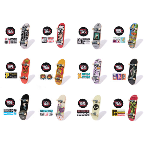 Tech Deck: 96mm Flat Finger Skateboard Single Pack - Ages 6+