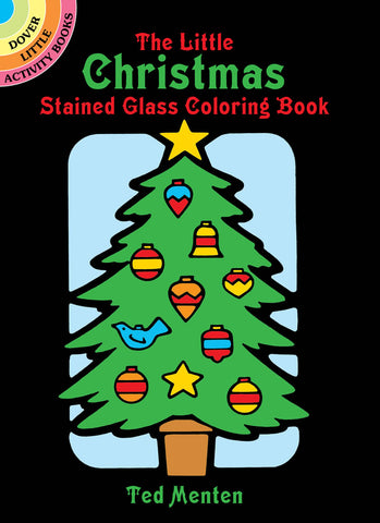The Little Christmas Stained Glass Coloring Book - Ages 4+