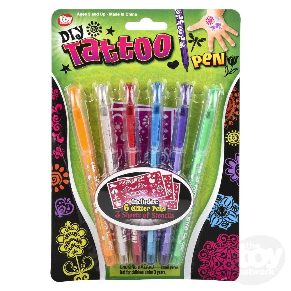 Tattoo Gel Pens 6 Pack - Ages 6+