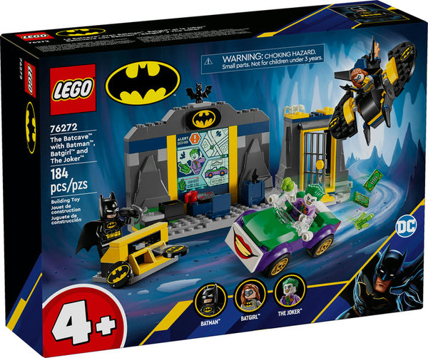 Lego: DC The Batcave with Batman, Batgirl and The Joker - Ages 4+