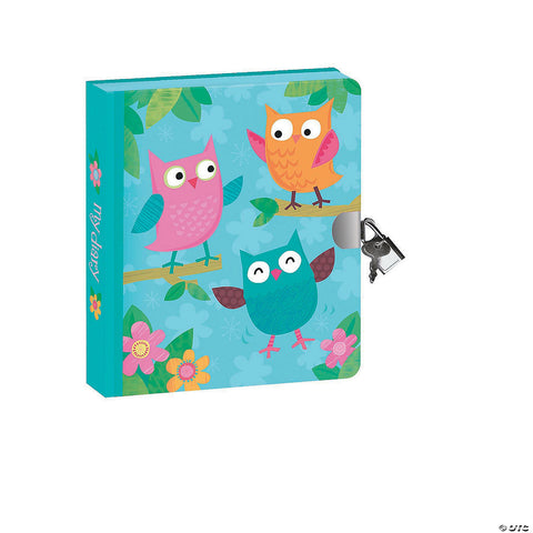 Lock & Key Diary: Owls - Ages 6+