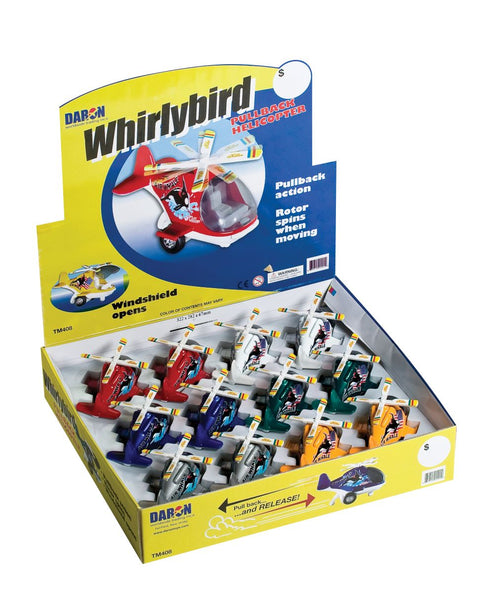 Whirlybird P/B Helicopter - Ages 3+