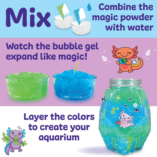 Creativity for Kids: Glowing Axolotl Aquarium - Ages 7+