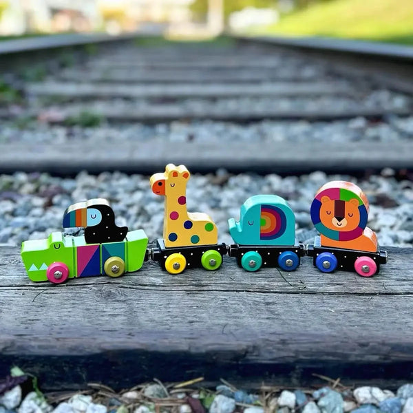 Vilac Wooden Animals Train