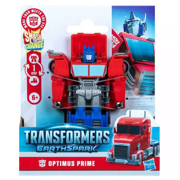 Transformers: Earthspark 1-Step Smash to Change Optimus Prime - Ages 6+