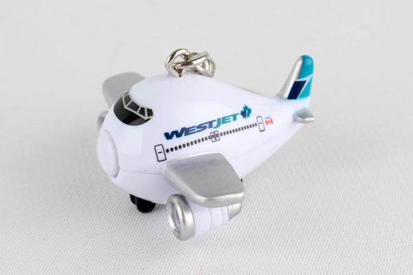 WESTJET Plane Keychain with Lights and Sound- Ages 3+