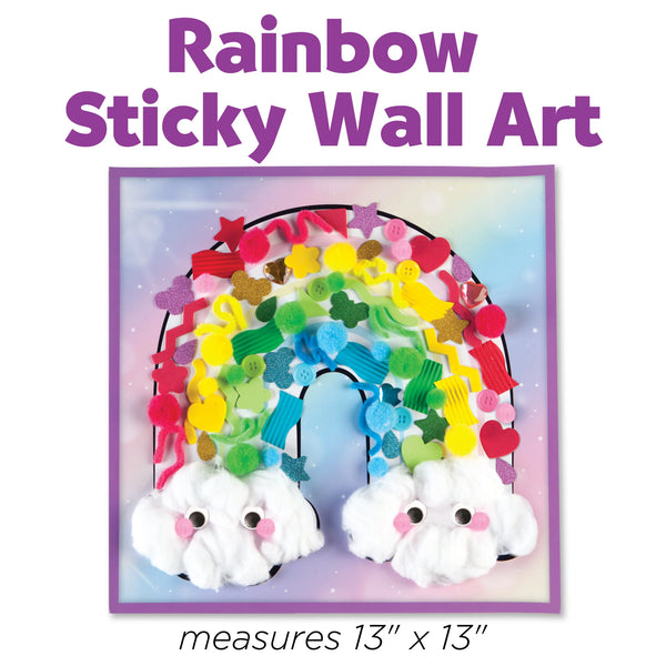 Creativity For Kids: Sticky Wall Art - Rainbow - Ages 3+