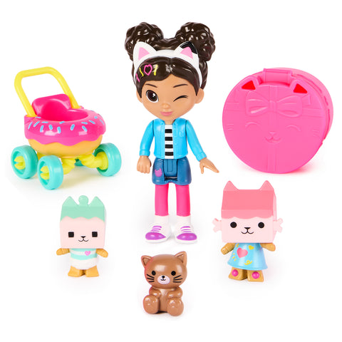 Gabby's Dollhouse: Gabby's Kitty Care Figure Set - Ages 3+