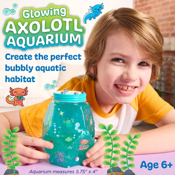 Creativity for Kids: Glowing Axolotl Aquarium - Ages 7+