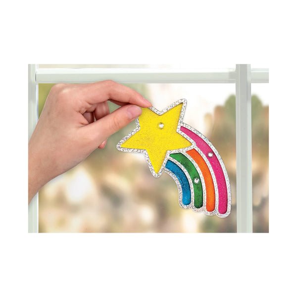 Easy Sparkle Window Art: Rainbow Sprinkles - Ages 6+