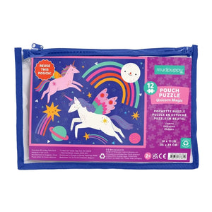 12 pc Puzzle: Unicorn Magic Pouch - Ages 2+