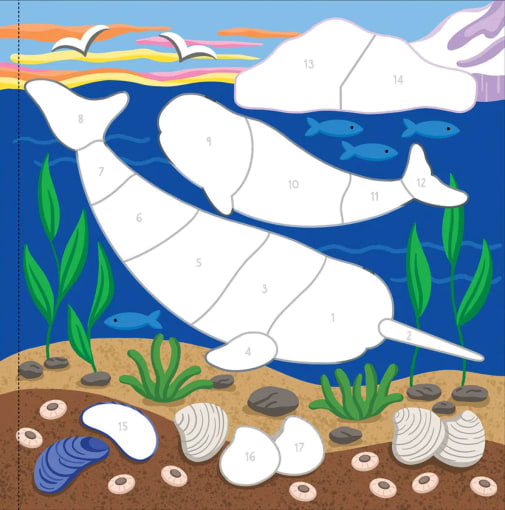 AB: My First Colour-by-Sticker Under the Sea - Ages 4+