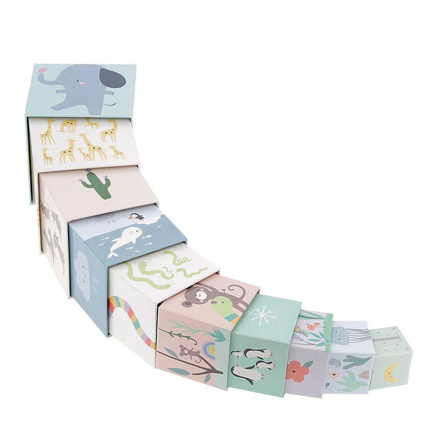 Vilac: Animals Nesting Cubes by Sarah Betz - Age 2+