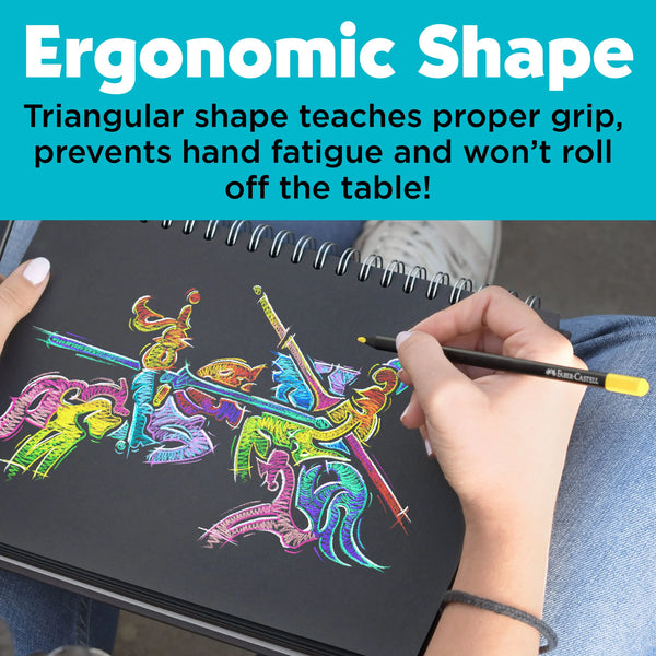 FC: Black Edition 100 Coloured Pencils Tin - Ages 13+