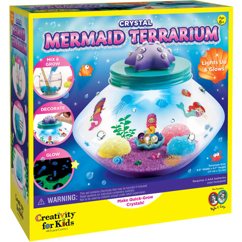 Creativity for Kids: Crystal Mermaid Terrarium - Ages 6+