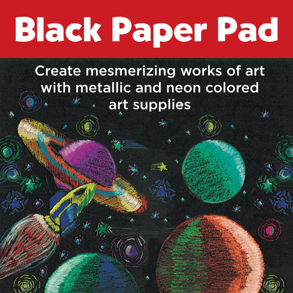 FC: Black Paper Sketch Pad - Ages 3+
